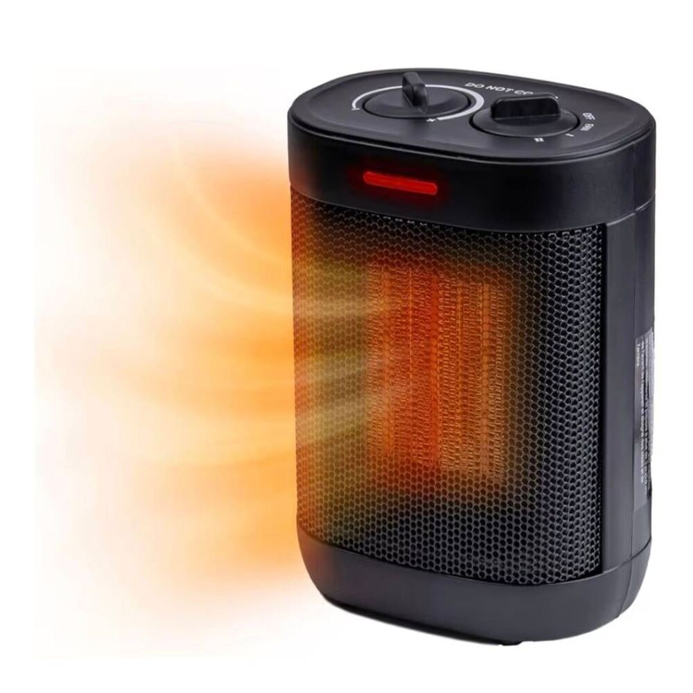Space Heater, Portable Fan Heater Black NEW